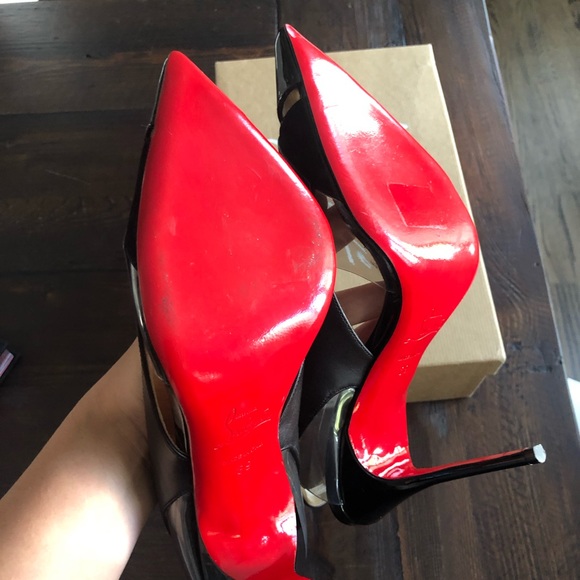 Christian Louboutin Air Chance 100 Black Size 39 - Picture 2 of 5